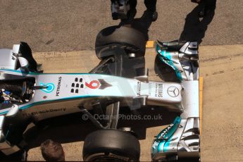 World © Octane Photographic Ltd. Wednesday 14th May 2014. Circuit de Catalunya - Spain - Formula 1 In-Season testing. Mercedes AMG Petronas F1 W05 Hybrid - Nico Rosberg. Digital Ref: