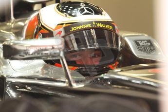 World © Octane Photographic Ltd. Wednesday 14th May 2014. Circuit de Catalunya - Spain - Formula 1 In-Season testing. McLaren Mercedes MP4/29 – Stoffel Vandoorne – Reserve Driver. Digital Ref: