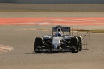 World © Octane Photographic Ltd. Wednesday 14th May 2014. Circuit de Catalunya - Spain - Formula 1 In-Season testing. Williams Martini Racing FW36 – Susie Wolff – Reserve Driver. Digital Ref: