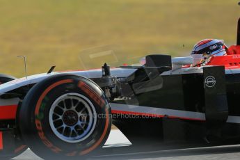 World © Octane Photographic Ltd. Wednesday 14th May 2014. Circuit de Catalunya - Spain - Formula 1 In-Season testing. Marussia F1 Team MR03 - Jules Bianchi. Digital Ref: