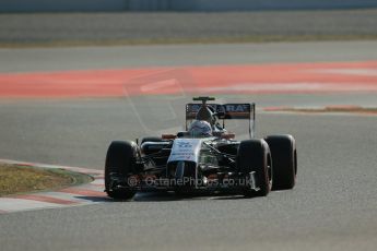 World © Octane Photographic Ltd. Wednesday 14th May 2014. Circuit de Catalunya - Spain - Formula 1 In-Season testing. Sahara Force India VJM07 – Daniel Juncadella. Digital Ref :