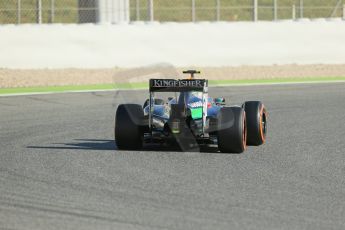 World © Octane Photographic Ltd. Wednesday 14th May 2014. Circuit de Catalunya - Spain - Formula 1 In-Season testing. Sahara Force India VJM07 – Daniel Juncadella. Digital Ref :