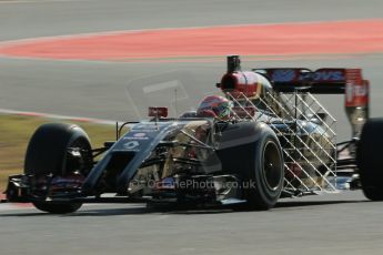 World © Octane Photographic Ltd. Wednesday 14th May 2014. Circuit de Catalunya - Spain - Formula 1 In-Season testing. Lotus F1 Team E22 – Pastor Maldonado. Digital Ref: