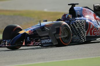 World © Octane Photographic Ltd. Wednesday 14th May 2014. Circuit de Catalunya - Spain - Formula 1 In-Season testing. Scuderia Toro Rosso STR 9 – Daniil Kvyat. Digital Ref: