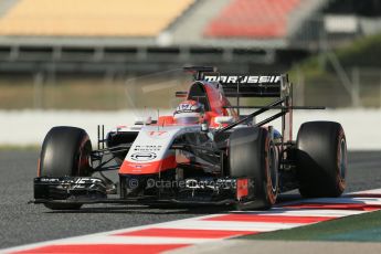 World © Octane Photographic Ltd. Wednesday 14th May 2014. Circuit de Catalunya - Spain - Formula 1 In-Season testing. Marussia F1 Team MR03 - Jules Bianchi. Digital Ref: