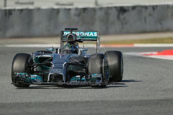 World © Octane Photographic Ltd. Wednesday 14th May 2014. Circuit de Catalunya - Spain - Formula 1 In-Season testing. Mercedes AMG Petronas F1 W05 Hybrid - Nico Rosberg. Digital Ref: