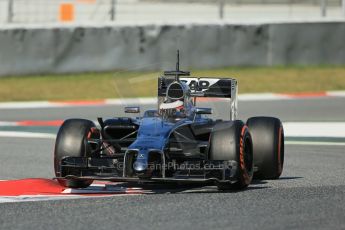 World © Octane Photographic Ltd. Wednesday 14th May 2014. Circuit de Catalunya - Spain - Formula 1 In-Season testing. McLaren Mercedes MP4/29 – Stoffel Vandoorne – Reserve Driver. Digital Ref:
