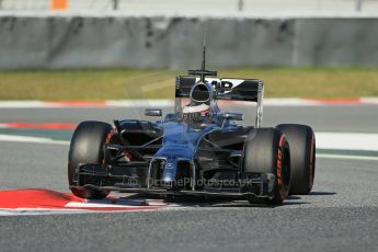 World © Octane Photographic Ltd. Wednesday 14th May 2014. Circuit de Catalunya - Spain - Formula 1 In-Season testing. McLaren Mercedes MP4/29 – Stoffel Vandoorne – Reserve Driver. Digital Ref: