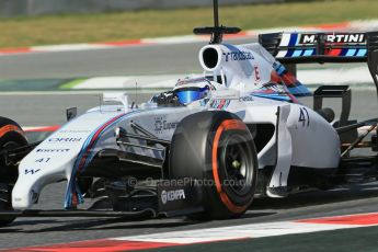 World © Octane Photographic Ltd. Wednesday 14th May 2014. Circuit de Catalunya - Spain - Formula 1 In-Season testing. Williams Martini Racing FW36 – Susie Wolff – Reserve Driver. Digital Ref: