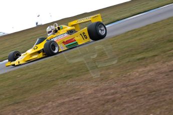 World © Octane Photographic Ltd. Masters Testing – Thursday 4th April 2013. FIA Masters Historic Formula One Championship. Bob Berridge. Ex-Emerson Fittipaldi F5A2. Digital ref : 0629ce1d0434