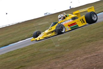 World © Octane Photographic Ltd. Masters Testing – Thursday 4th April 2013. FIA Masters Historic Formula One Championship. Bob Berridge. Ex-Emerson Fittipaldi F5A2. Digital ref : 0629ce1d0435