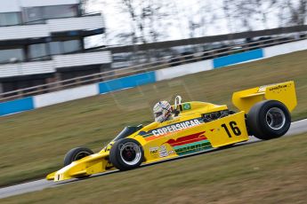 World © Octane Photographic Ltd. Masters Testing – Thursday 4th April 2013. FIA Masters Historic Formula One Championship. Bob Berridge. Ex-Emerson Fittipaldi F5A2. Digital ref : 0629ce1d0439