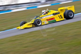 World © Octane Photographic Ltd. Masters Testing – Thursday 4th April 2013. FIA Masters Historic Formula One Championship. Bob Berridge. Ex-Emerson Fittipaldi F5A2. Digital ref : 0629ce1d0646