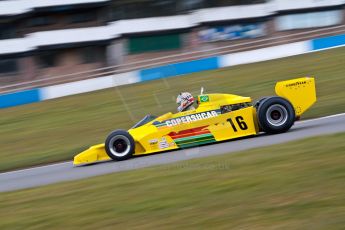 World © Octane Photographic Ltd. Masters Testing – Thursday 4th April 2013. FIA Masters Historic Formula One Championship. Bob Berridge. Ex-Emerson Fittipaldi F5A2. Digital ref : 0629ce1d0650