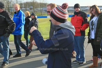 World © Octane Photographic Ltd. Fan Powered Racer, George Blundell and MGPDonny 2013 at Donington Park. 27th January 2013. Digital Ref : 0569cb1d7385