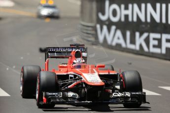 World © Octane Photographic Ltd. F1 Monaco GP, Monte Carlo - Sunday 26th May - Race. Marussia F1 Team MR02 - Jules Bianchi. Digital Ref : 0711lw1d0938