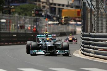 World © Octane Photographic Ltd. F1 Monaco GP, Monte Carlo - Sunday 26th May - Race. Mercedes AMG Petronas F1 W04 – Lewis Hamilton. Digital Ref : 0711lw1d1296