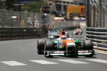 World © Octane Photographic Ltd. F1 Monaco GP, Monte Carlo - Sunday 26th May - Race. Sahara Force India VJM06 - Paul di Resta. Digital Ref : 0711lw1d1467