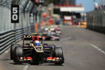 World © Octane Photographic Ltd. F1 Monaco GP, Monte Carlo - Sunday 26th May - Race. Lotus F1 Team E21 - Romain Grosjean. Digital Ref : 0711lw1d1624
