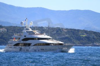 World © Octane Photographic Ltd. The Benetti Yachts built, created by Molori Designs' Kirk Lazarus, the 43.6m charter yacht "Told U So". Digital Ref : 07137d2994