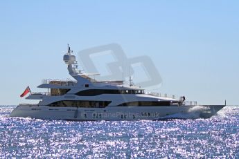 World © Octane Photographic Ltd. The Benetti Yachts built, created by Molori Designs' Kirk Lazarus, the 43.6m charter yacht "Told U So". Digital Ref : 07137d2998