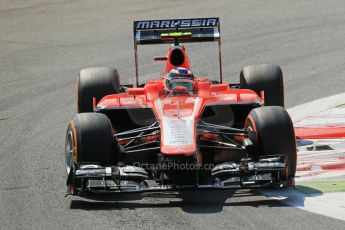 World © Octane Photographic Ltd. F1 Italian GP - Monza, Friday 6th September 2013 - Practice 2. Marussia F1 Team MR02 - Max Chilton. Digital Ref : 0813lw1d2573