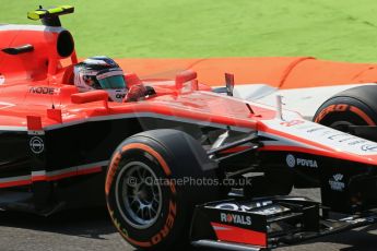 World © Octane Photographic Ltd. F1 Italian GP - Monza, Friday 6th September 2013 - Practice 2. Marussia F1 Team MR02 - Max Chilton. Digital Ref : 0813lw1d2605