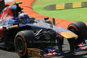 World © Octane Photographic Ltd. F1 Italian GP - Monza, Friday 6th September 2013 - Practice 2. Scuderia Toro Rosso STR 8 - Daniel Ricciardo. Digital Ref : 0813lw1d2623