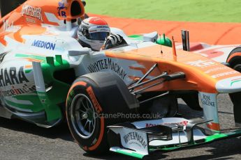 World © Octane Photographic Ltd. F1 Italian GP - Monza, Friday 6th September 2013 - Practice 2. Sahara Force India VJM06 - Adrian Sutil. Digital Ref : 0813lw1d2667