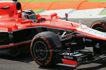 World © Octane Photographic Ltd. F1 Italian GP - Monza, Friday 6th September 2013 - Practice 2. Marussia F1 Team MR02 - Jules Bianchi. Digital Ref : 0813lw1d2688