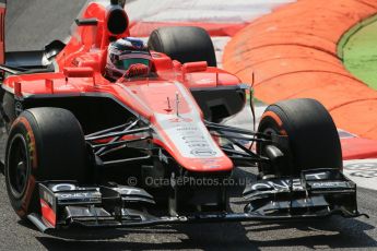 World © Octane Photographic Ltd. F1 Italian GP - Monza, Friday 6th September 2013 - Practice 2. Marussia F1 Team MR02 - Jules Bianchi. Digital Ref : 0813lw1d2760