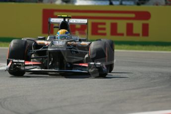 World © Octane Photographic Ltd. F1 Italian GP - Monza, Friday 6th September 2013 - Practice 2. Sauber C32 - Esteban Gutierrez. Digital Ref : 0813lw1d2810