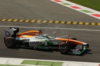 World © Octane Photographic Ltd. F1 Italian GP - Monza, Friday 6th September 2013 - Practice 2. Sahara Force India VJM06 - Paul di Resta. Digital Ref : 0813lw1d42299