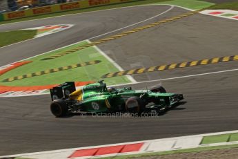 World © Octane Photographic Ltd. F1 Italian GP - Monza, Friday 6th September 2013 - Practice 2. Caterham F1 Team CT03 - Charles Pic. Digital Ref : 0813lw1d42335