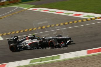 World © Octane Photographic Ltd. F1 Italian GP - Monza, Friday 6th September 2013 - Practice 2. Sauber C32 - Esteban Gutierrez. Digital Ref : 0813lw1d42384