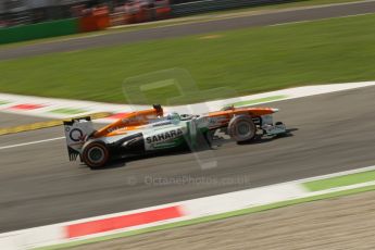 World © Octane Photographic Ltd. F1 Italian GP - Monza, Friday 6th September 2013 - Practice 2. Sahara Force India VJM06 - Paul di Resta. Digital Ref : 0813lw1d42434