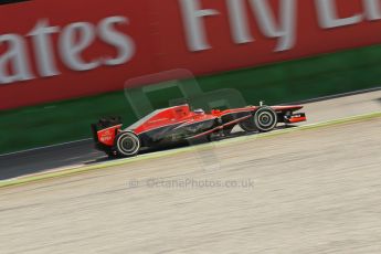 World © Octane Photographic Ltd. F1 Italian GP - Monza, Saturday 7th September 2013 - Practice 3. Marussia F1 Team MR02 - Jules Bianchi. Digital Ref :