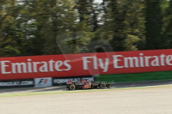 World © Octane Photographic Ltd. F1 Italian GP - Monza, Saturday 7th September 2013 - Practice 3. Lotus F1 Team E21 - Kimi Raikkonen. Digital Ref :