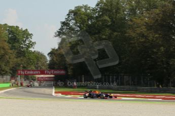 World © Octane Photographic Ltd. F1 Italian GP - Monza, Saturday 7th September 2013 - Practice 3. Infiniti Red Bull Racing RB9 - Sebastian Vettel. Digital Ref :