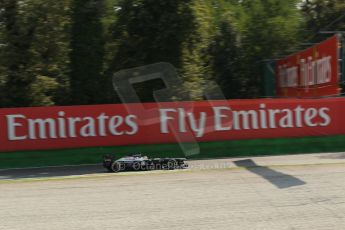 World © Octane Photographic Ltd. F1 Italian GP - Monza, Saturday 7th September 2013 - Practice 3. Williams FW35 - Pastor Maldonado. Digital Ref :