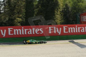 World © Octane Photographic Ltd. F1 Italian GP - Monza, Saturday 7th September 2013 - Practice 3. Caterham F1 Team CT03 - Charles Pic. Digital Ref :