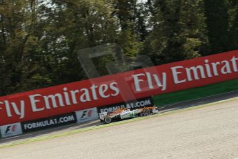 World © Octane Photographic Ltd. F1 Italian GP - Monza, Saturday 7th September 2013 - Practice 3. Sahara Force India VJM06 - Adrian Sutil. Digital Ref :