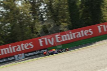 World © Octane Photographic Ltd. F1 Italian GP - Monza, Saturday 7th September 2013 - Practice 3. Infiniti Red Bull Racing RB9 - Sebastian Vettel. Digital Ref :