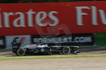 World © Octane Photographic Ltd. F1 Italian GP - Monza, Saturday 7th September 2013 - Practice 3. Williams FW35 - Valtteri Bottas. Digital Ref :