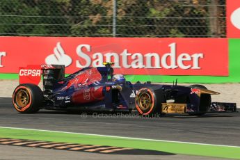 World © Octane Photographic Ltd. F1 Italian GP - Monza, Saturday 7th September 2013 - Practice 3. Scuderia Toro Rosso STR 8 - Daniel Ricciardo. Digital Ref :