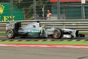 World © Octane Photographic Ltd. F1 Italian GP - Monza, Saturday 7th September 2013 - Practice 3. Mercedes AMG Petronas F1 W04 - Nico Rosberg. Digital Ref :