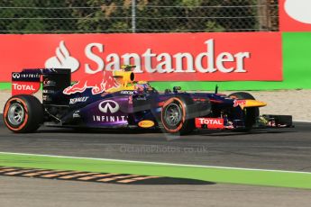 World © Octane Photographic Ltd. F1 Italian GP - Monza, Saturday 7th September 2013 - Practice 3. Infiniti Red Bull Racing RB9 - Mark Webber. Digital Ref :