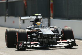 World © Octane Photographic Ltd. F1 Italian GP - Monza, Saturday 7th September 2013 - Qualifying. Sauber C32 - Esteban Gutierrez. Digital Ref :