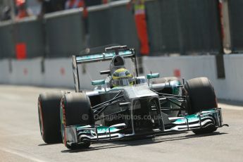 World © Octane Photographic Ltd. F1 Italian GP - Monza, Saturday 7th September 2013 - Qualifying. Mercedes AMG Petronas F1 W04 - Nico Rosberg. Digital Ref :