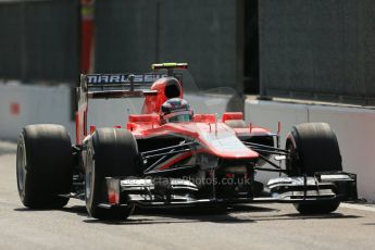 World © Octane Photographic Ltd. F1 Italian GP - Monza, Saturday 7th September 2013 - Qualifying. Marussia F1 Team MR02 - Max Chilton. Digital Ref :